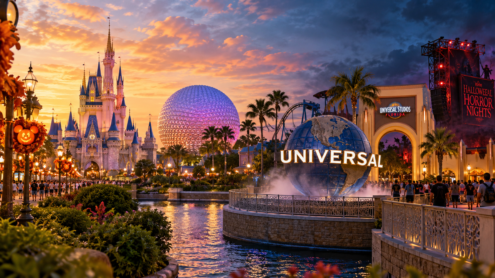 the Orlando theme parks — Standby Board photo library